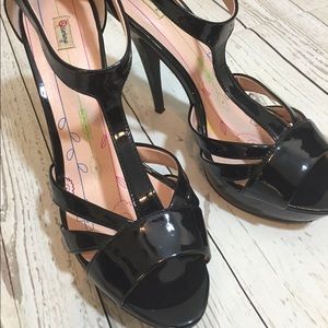 Olsenboye Four inch peep toes heels!!